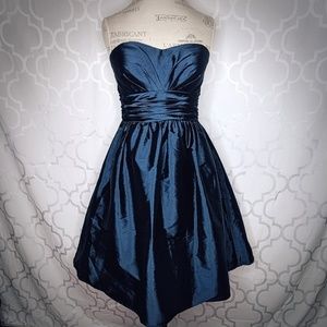Eliza J Strapless Fit Flare Dress